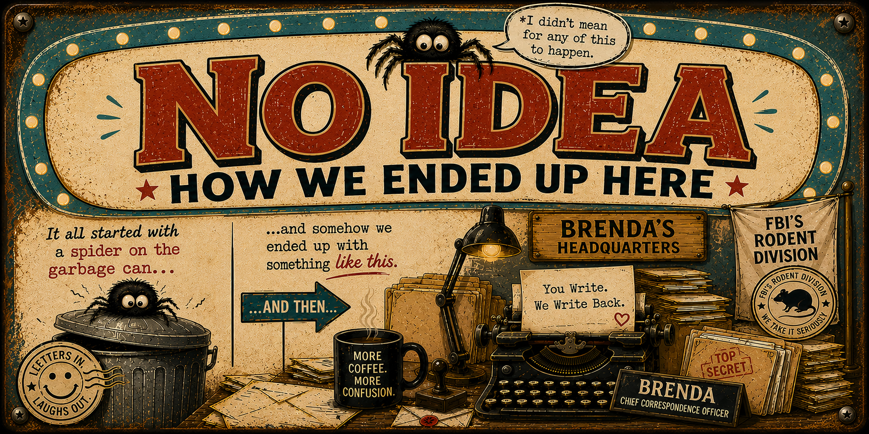 No Idea How We Ended Up Here — Brenda's Headquarters