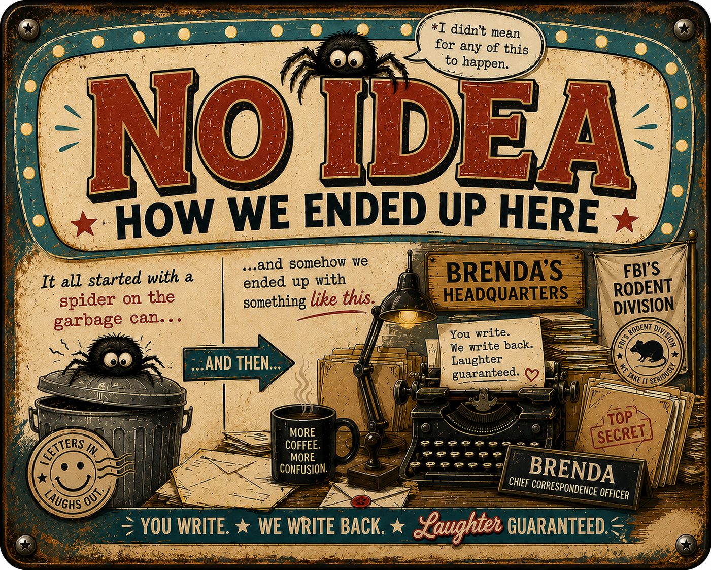 No Idea How We Ended Up Here — Brenda's Headquarters